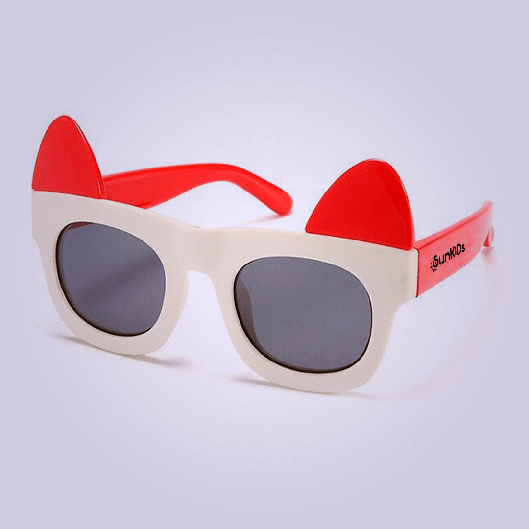 Lançamento Premium: Óculos de Sol Flexível Infantil - Cat Ears