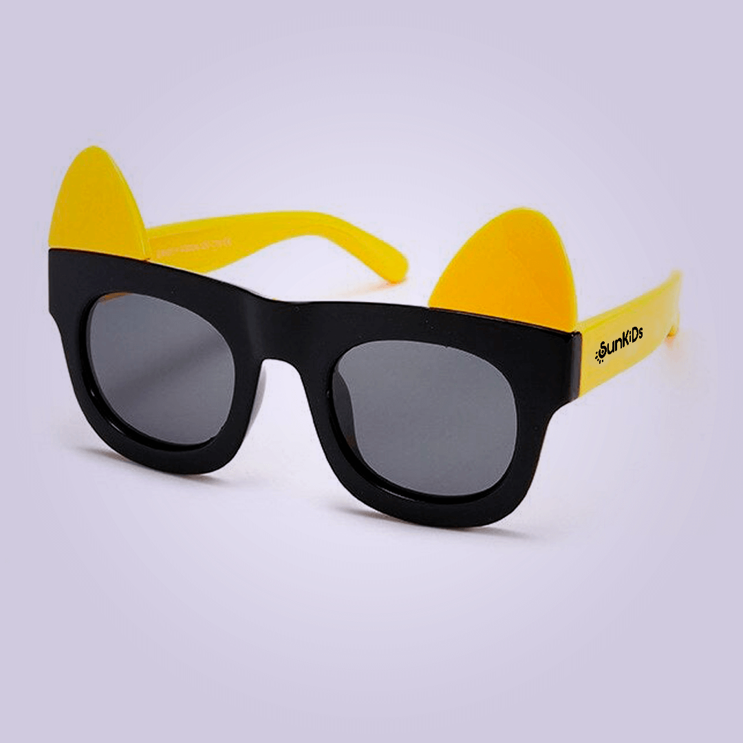 Lançamento Premium: Óculos de Sol Flexível Infantil - Cat Ears