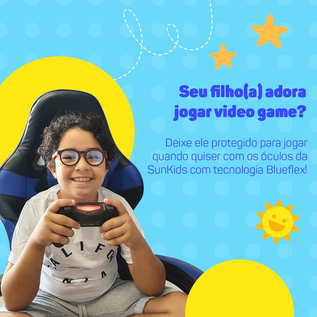 Óculos com proteção luz azul: Entenda do que se trata - SunKids