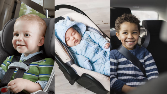 Qual opção é a mais segura? Bebê conforto, cadeirinha ou cinto de segurança?