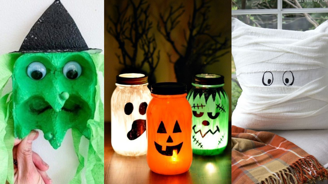 decoração simples de Halloween para você se inspirar 