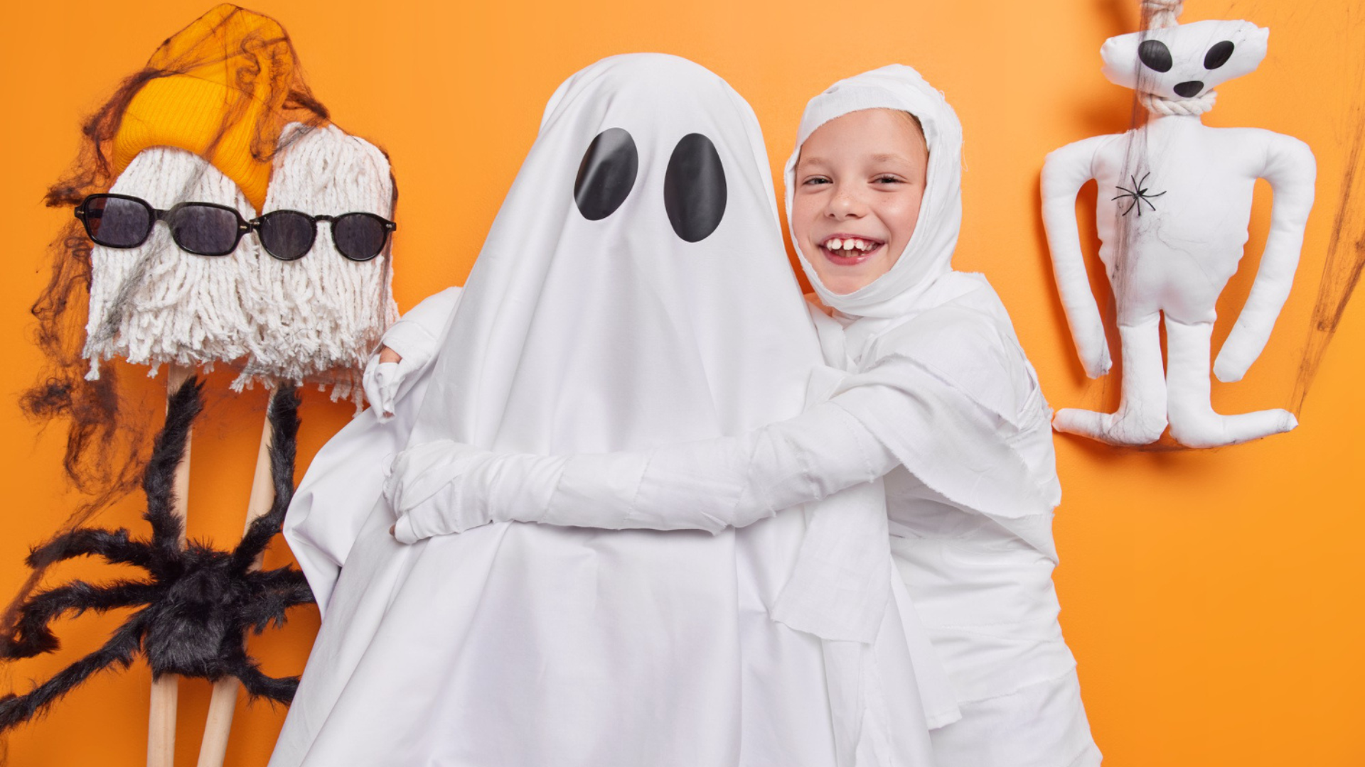 Fantasias simples de Halloween para crianças