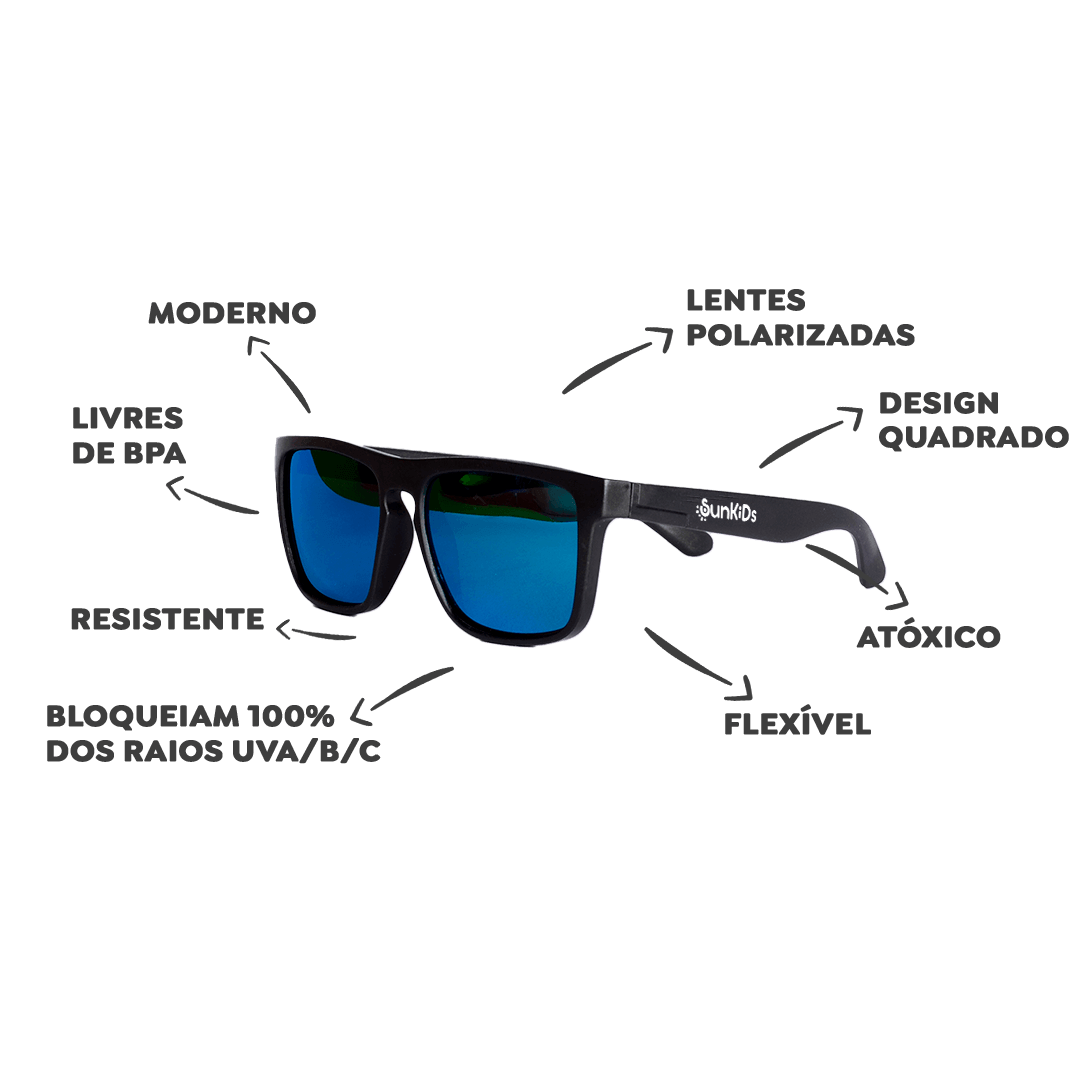 Óculos de Sol Flexível Blade - INFANTIL - OFERTA CONSUMIDOR