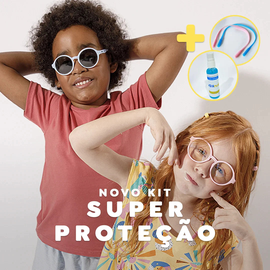 Kit Super Proteção - Solaris + Blueflex + Cordões + Limpa-lentes