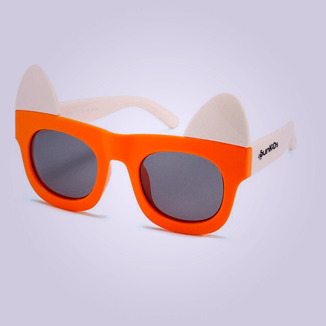 Lançamento Premium: Óculos de Sol Flexível Infantil - Cat Ears