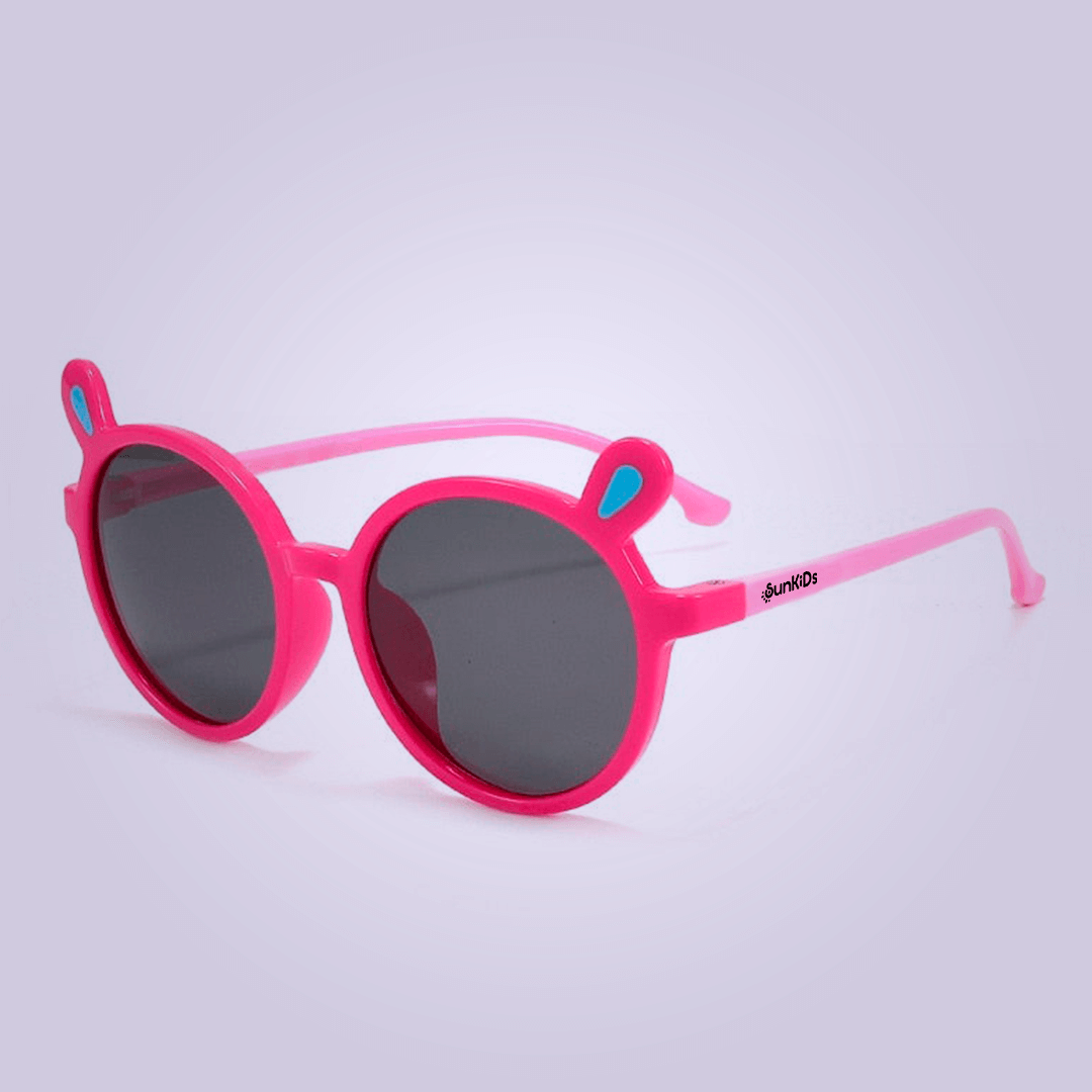 Lançamento Premium: Óculos de Sol Flexível Infantil - Kitty